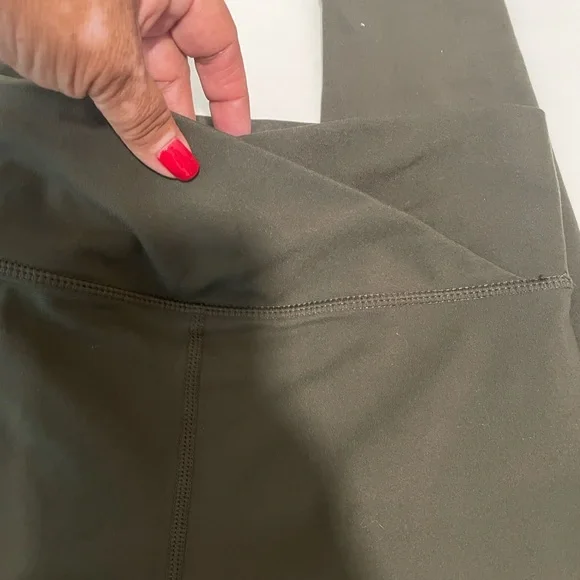 Ethos Olive Green Leggings - Picture 4 of 5